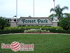 Forest Park Community Sign